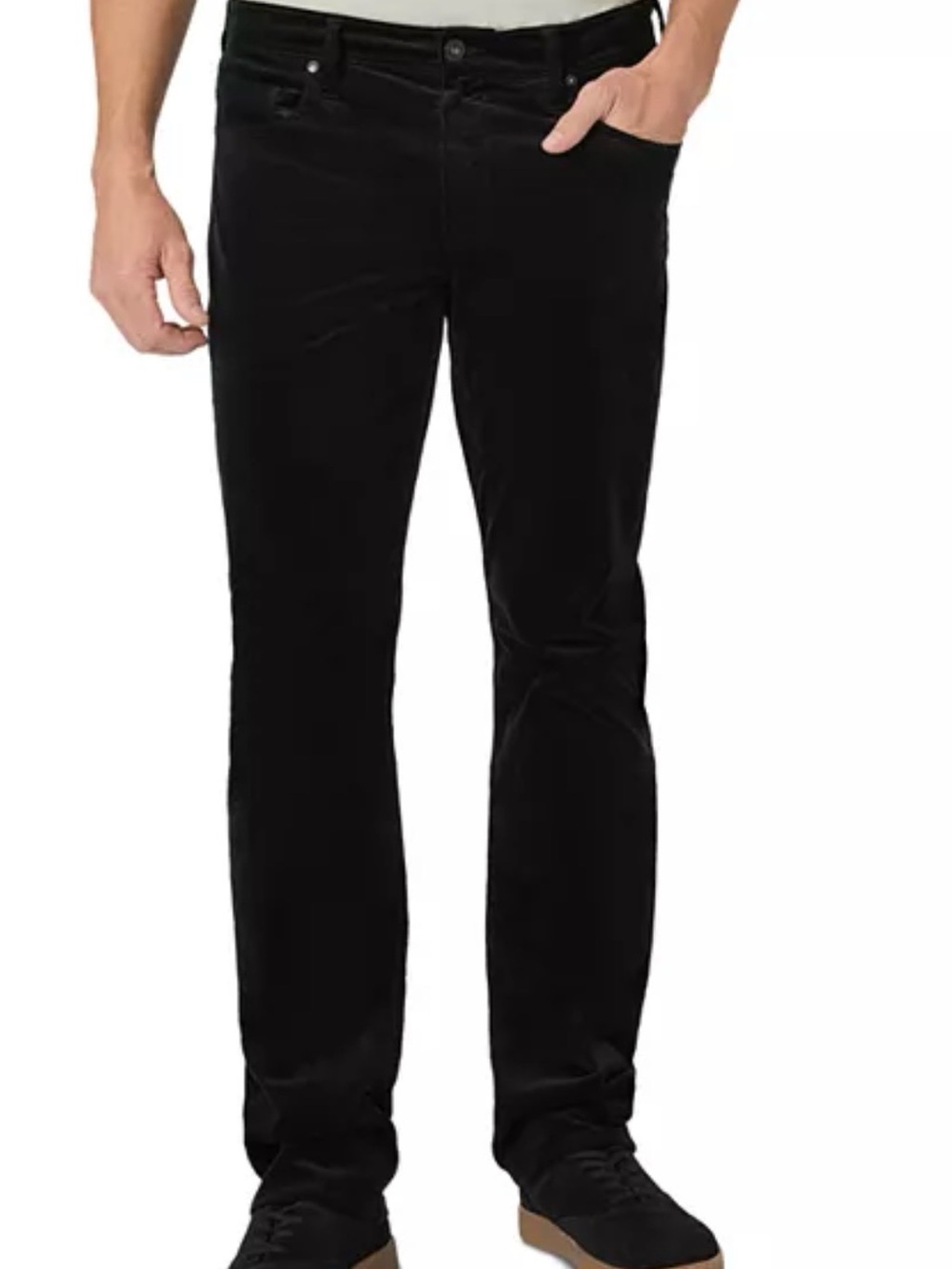 PAIGE Federal Men's Slim Straight Black Jean Pants